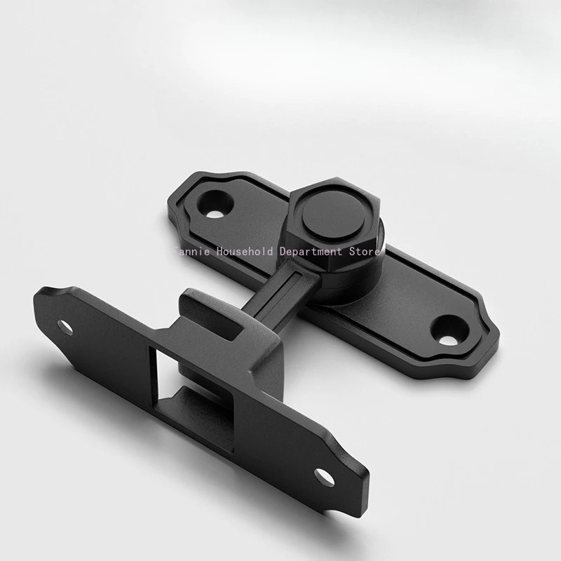 Security Chain Door - ドリル不要のラッチ式アルミ合金製ドアロック セキュリティチェーン ホテルドアロックバックル 盗難防止安全チェーン ドアロック