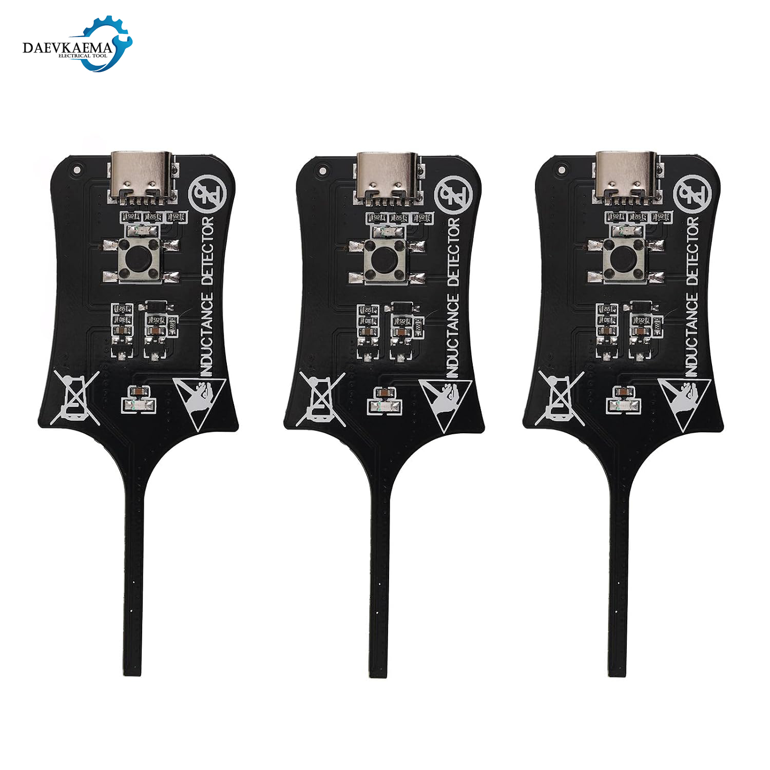Co Detector Plug - DC 5V インダクタンス測定器 マザーボードコイルテスター インダクタンス検出器 電磁誘導計