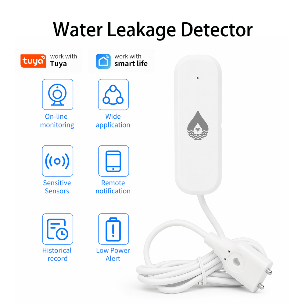 Water Alarm Sensor - YFK WiFi/Zigbee 水漏れ警報センサー Tuya スマートデバイス 水位監視