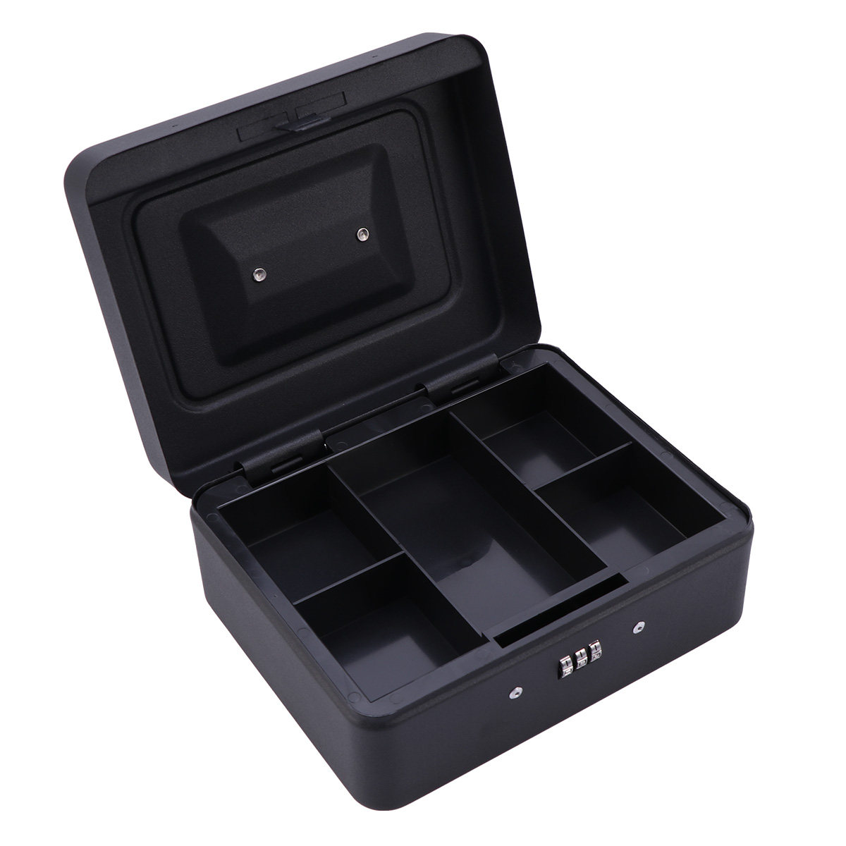 Lockbox Key Secure - 頑丈な金属製キャッシュボックス。組み合わせロックによるセキュリティ機能を備え、現金、硬貨、鍵、小切手、宝石などを安全に保管できます。レストランでの使用にも適しています。