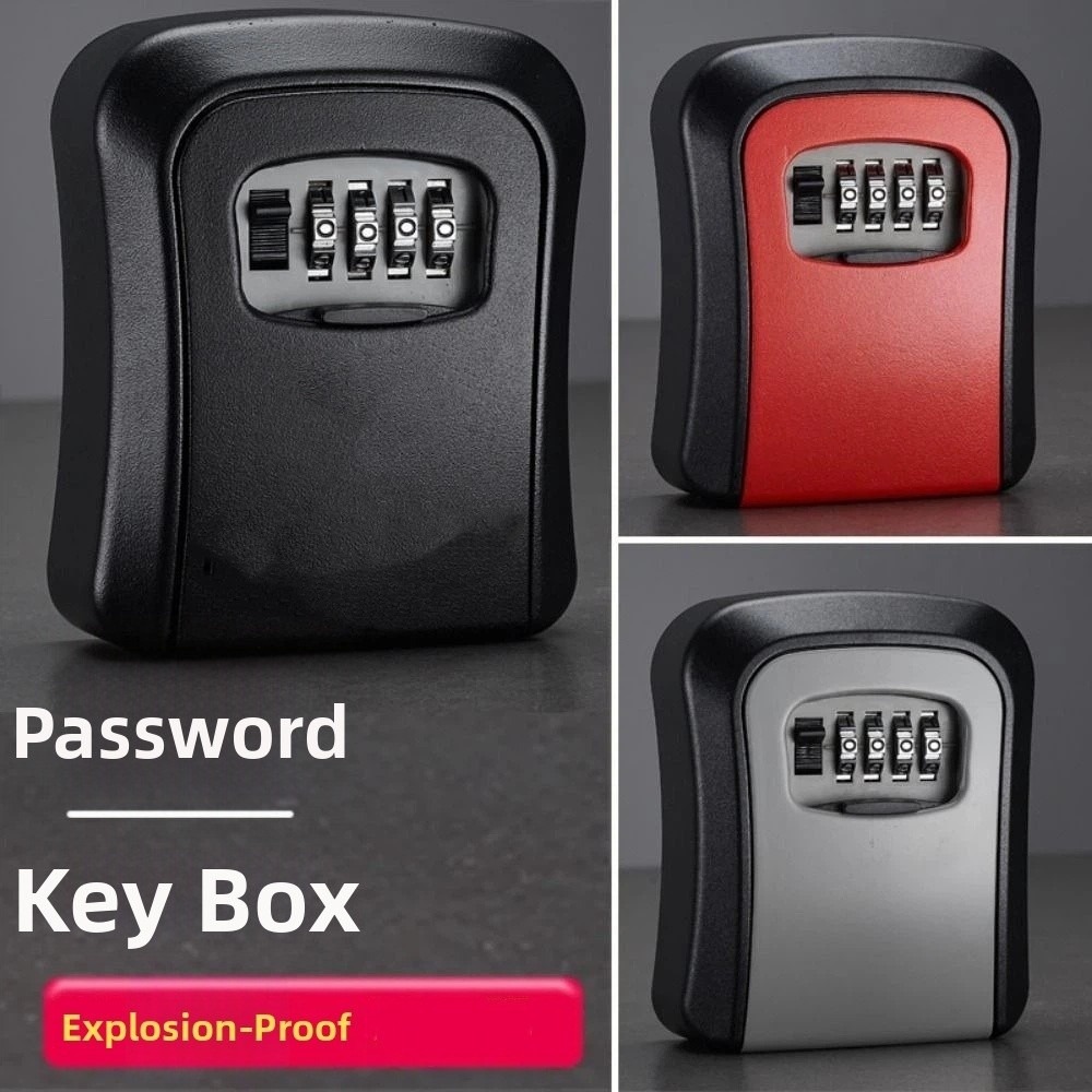 安全な収納ボックス 壁掛け式パスワードキーボックス 頑丈な盗 - Lockbox Key Secure のレビューと価格