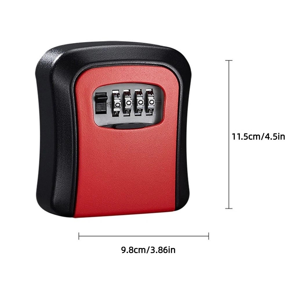 安全な収納ボックス 壁掛け式パスワードキーボックス 頑丈な盗 - Lockbox Key Secure のレビューと価格