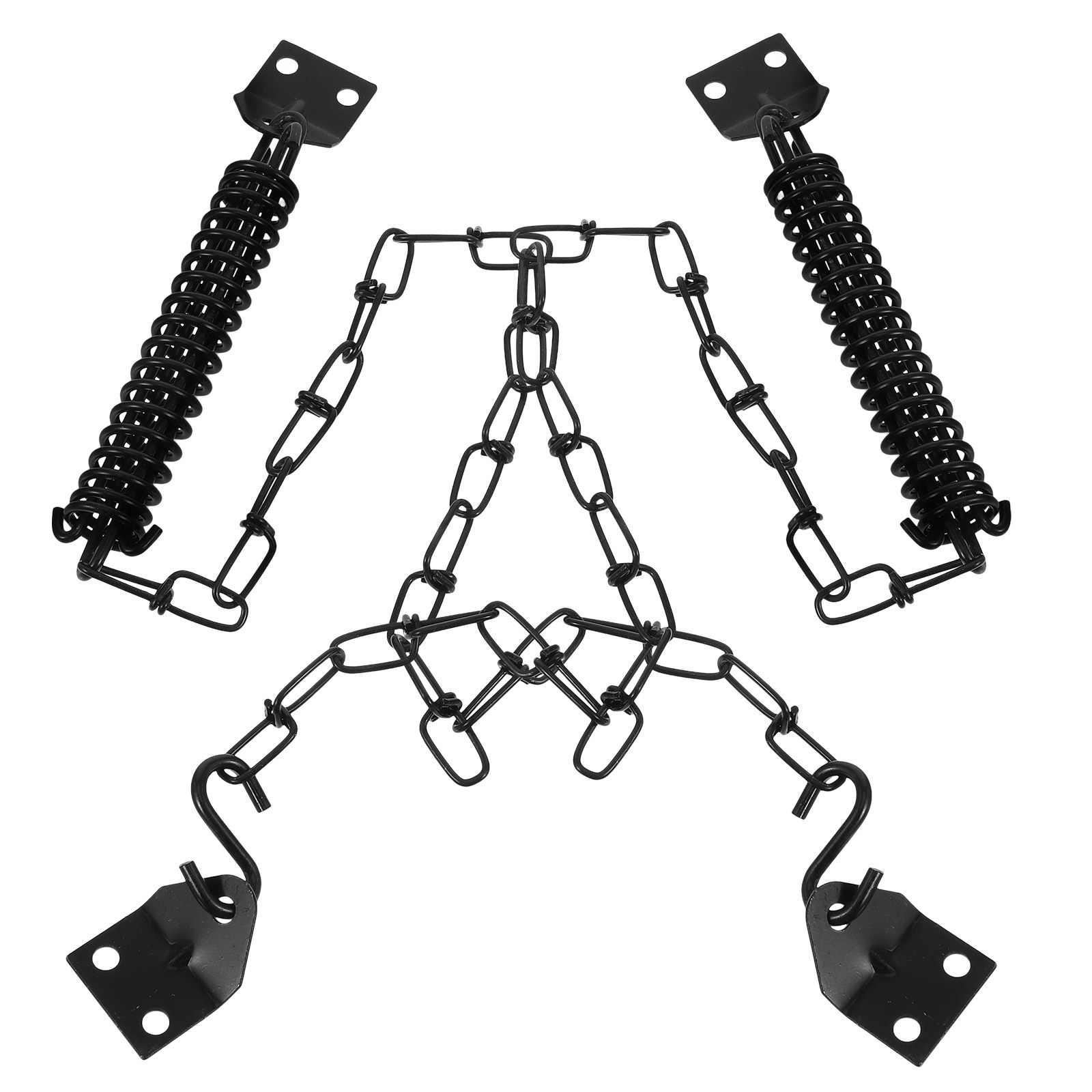 2個セットのステンレス製防風チェーンドアガード。アメリカンス - Security Chain Door のレビューと価格