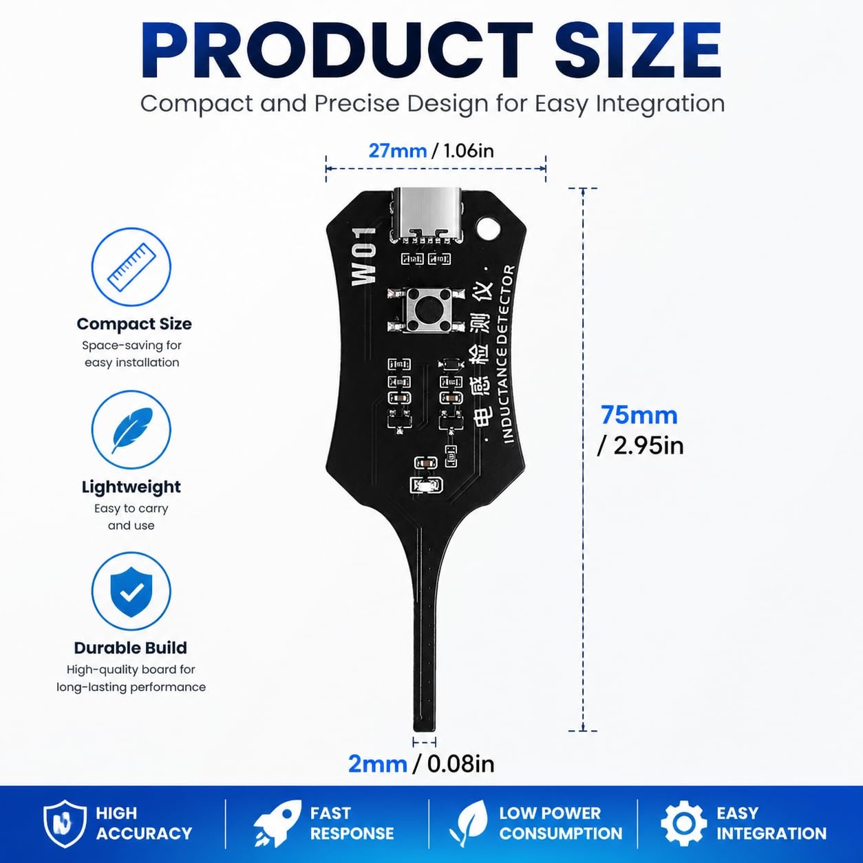 W01 タイプ C インダクタンステスター メインボードコイ - Co Detector Plug のレビューと価格