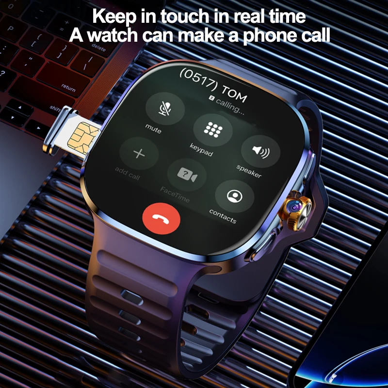 新型大画面スマートウォッチ 4G/5G SIMカード対応 A - Window Lock Bar のレビューと価格