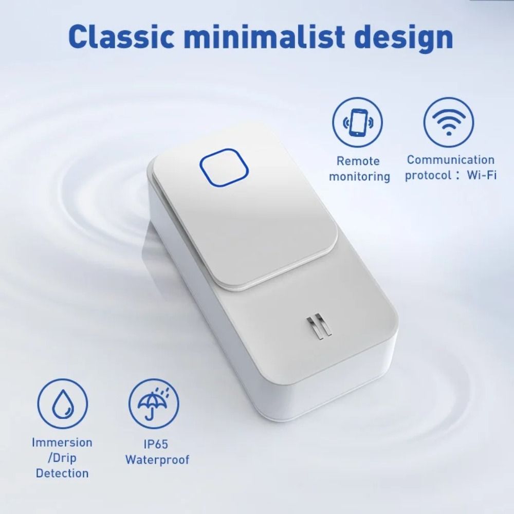 Wi-Fi接続対応の浸水センサー。コンパクトな設計で、2つの - Water Alarm Sensor のレビューと価格