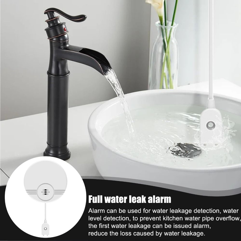 デュアルモードセンサー水漏れ警報器 壁掛け＆床設置型 超長時 - Water Alarm Sensor のレビューと価格