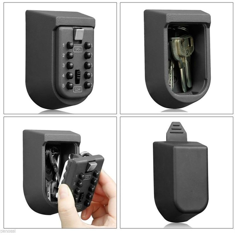 壁掛け式プッシュボタン式コンビネーションキーロックボックス  - Lockbox Key Secure のレビューと価格
