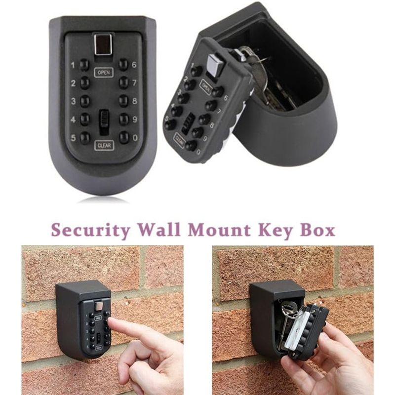 壁掛け式プッシュボタン式コンビネーションキーロックボックス  - Lockbox Key Secure のレビューと価格