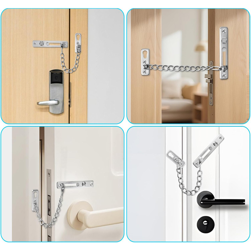 ステンレス鋼ドアチェーンロックドアチェーンスプリングセキュリ - Security Chain Door のレビューと価格