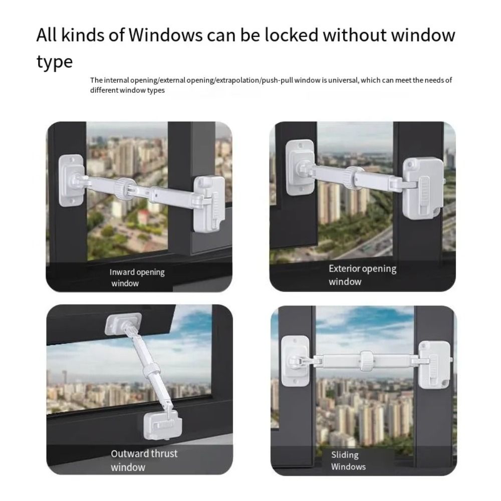 使い捨てウィンドウストッパー,子供用,窓ラッチ,腹筋スライド - Window Lock Bar のレビューと価格
